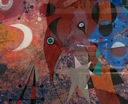 Two Philosphers observing light sky and roosting birds